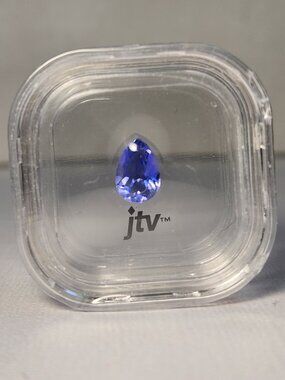 VTG SEALED Genuine Color Change Fluorite 10x7mm Pear Loose Gemstone